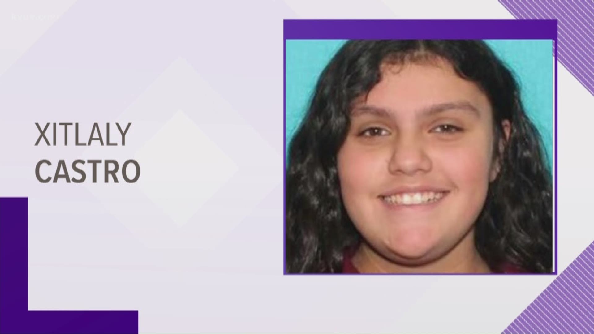 Xitlaly "Kaly" Castro was dropped off at Bastrop High School Friday at 8 a.m., but didn't go to her classes. Her whereabouts are unknown.