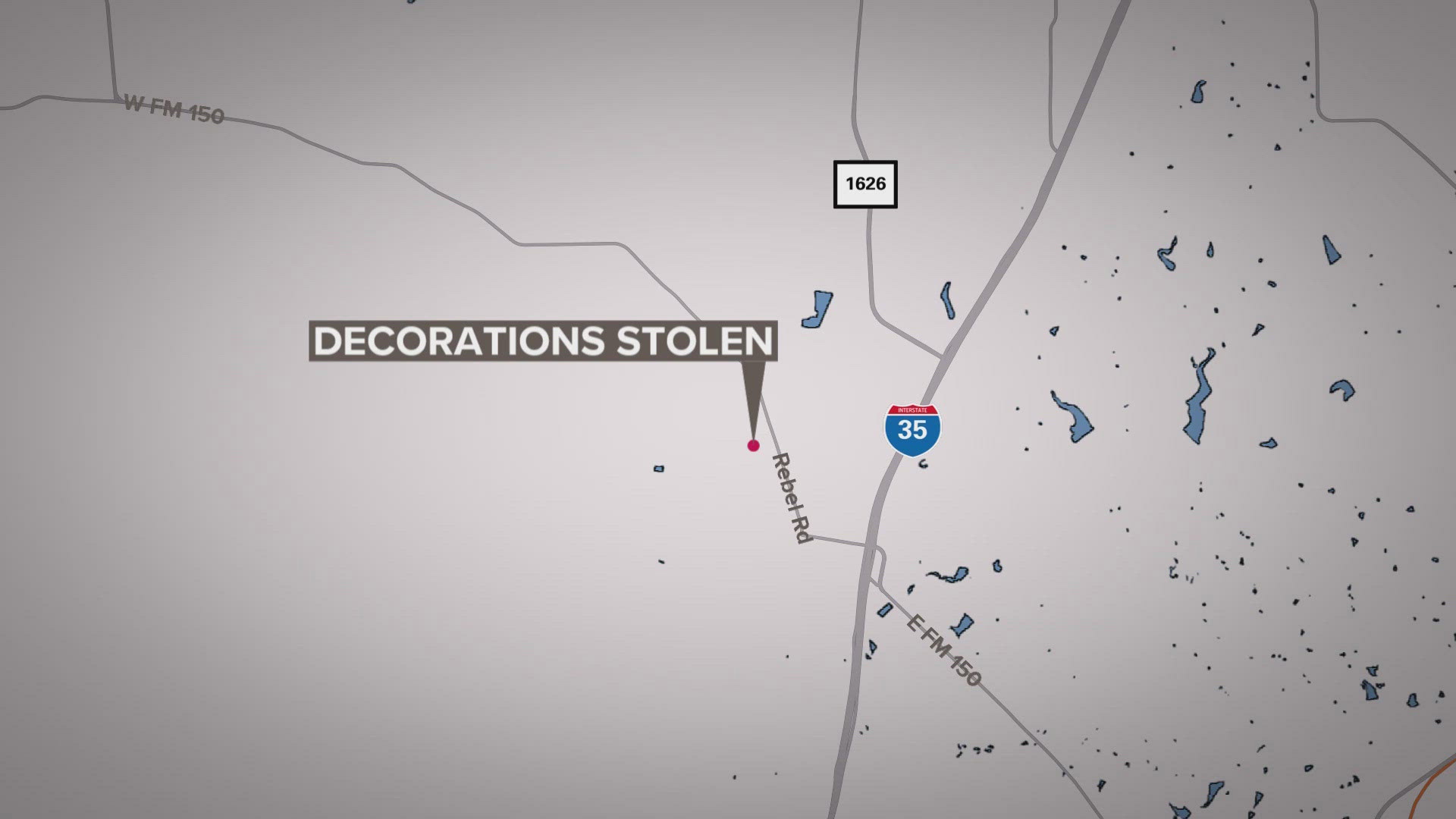 Kyle police said nearly a dozen students stole about $500 worth of decorations.