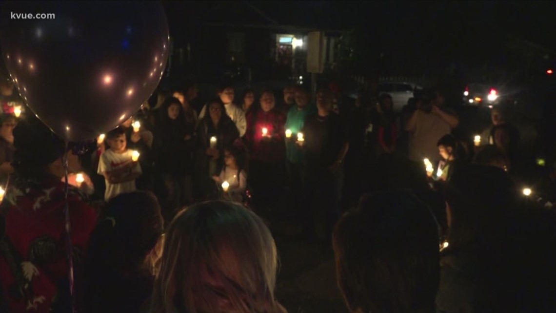 On Sunday, more than 50 people – family and friends – held a balloon release and candle light vigil for Johnathan Aguliar, who was stabbed and killed on Friday.