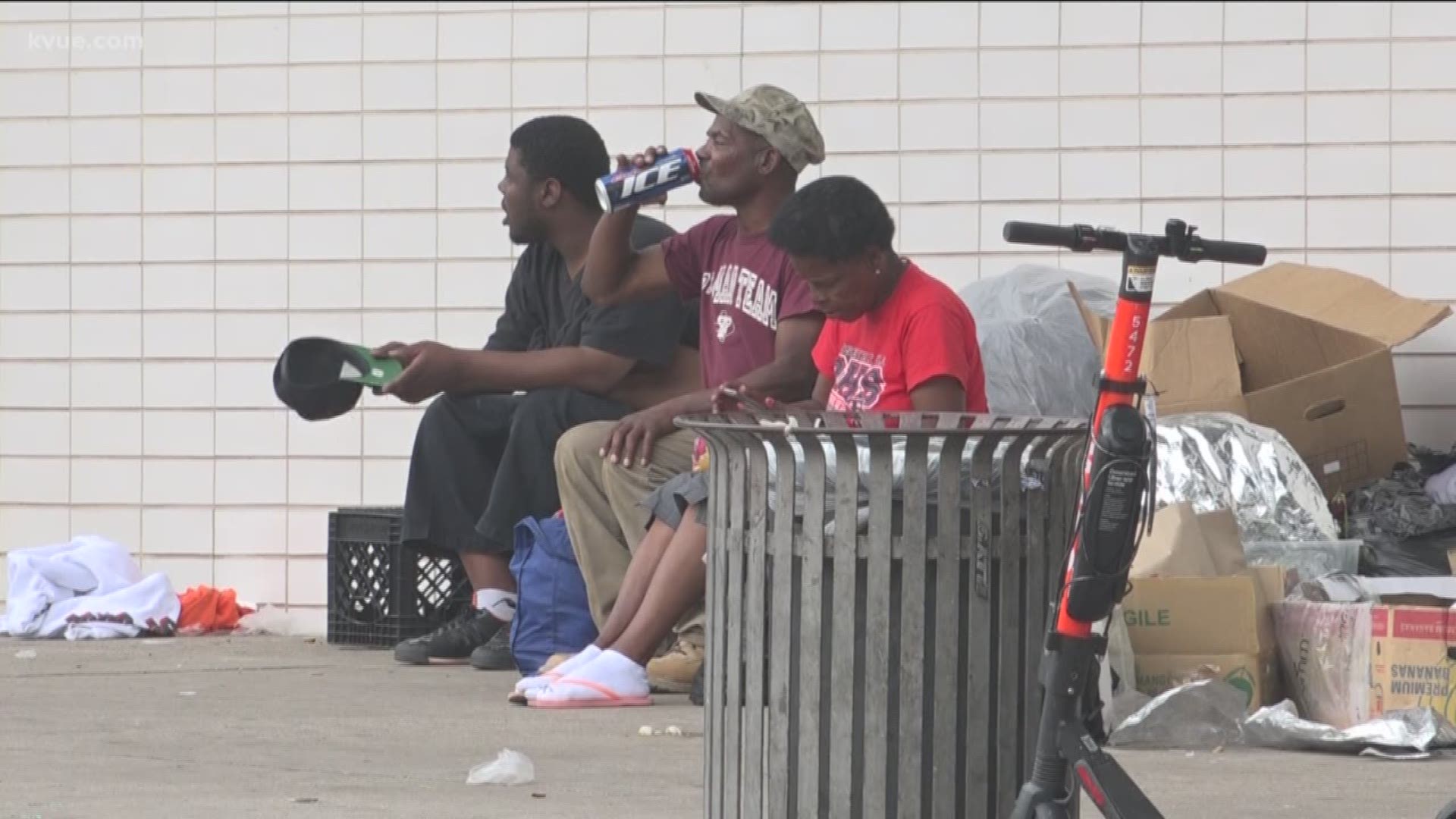 Between June 20 and August 29, Austin 311 has gotten 919 calls about homeless people in Austin.