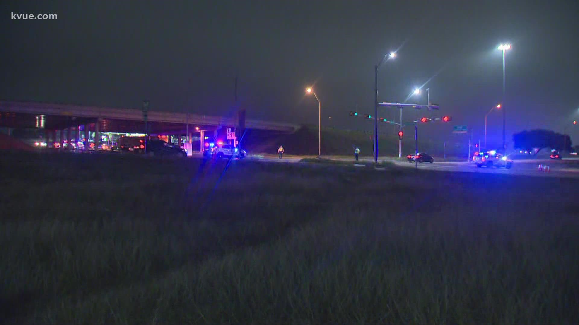 Southbound lanes have been shut down for hours on I-35 near Grand Avenue Parkway.