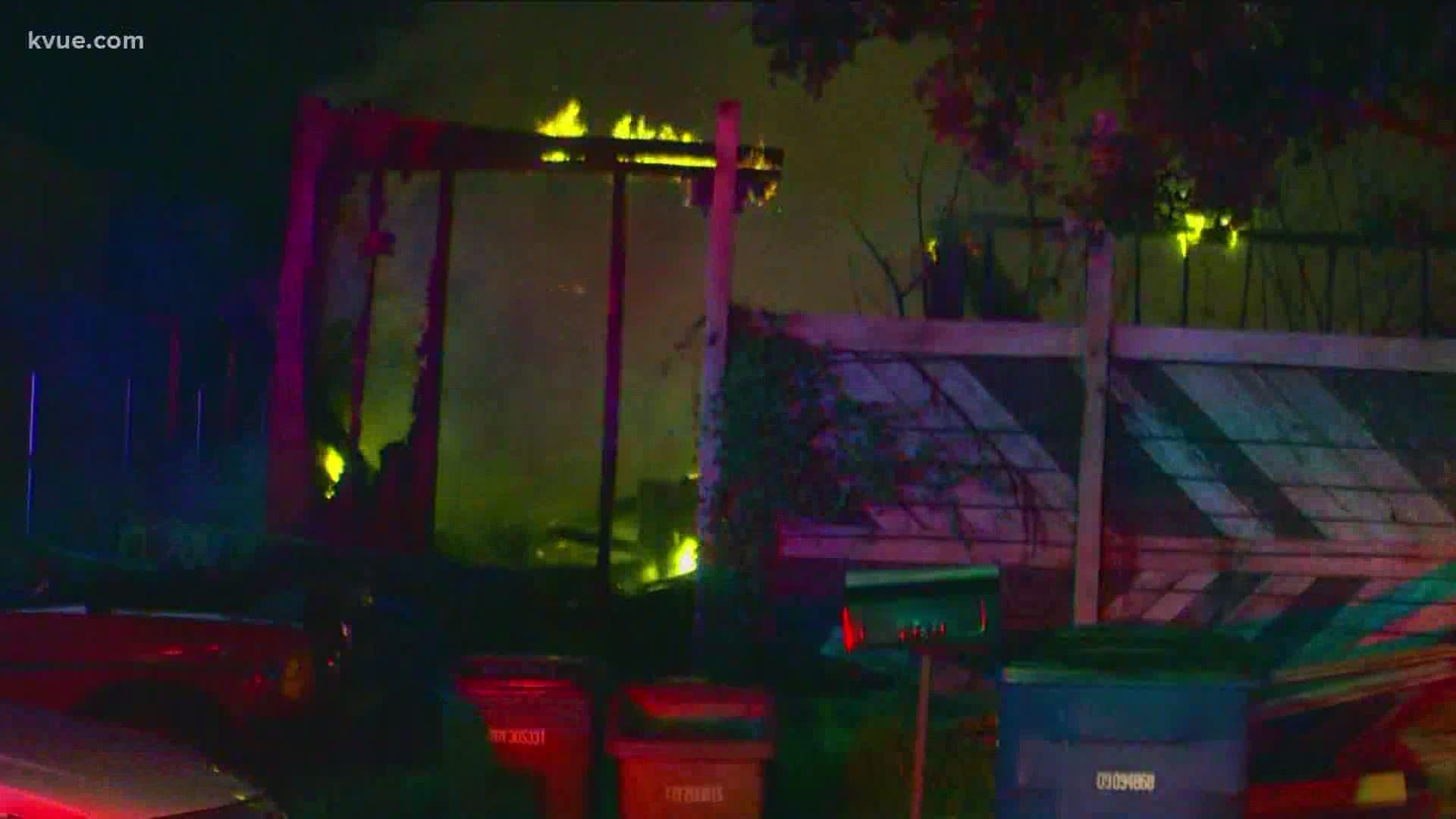 At least two separate fires caused by fireworks left several people displaced.