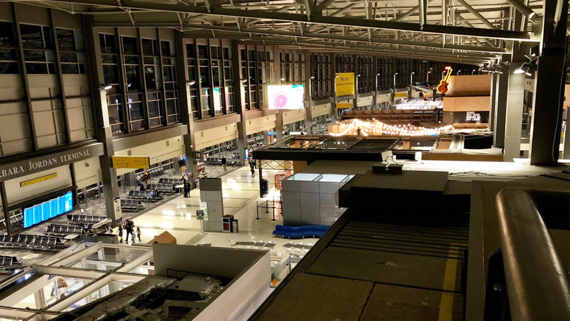 AustinBergstrom airport Behind the scenes at night
