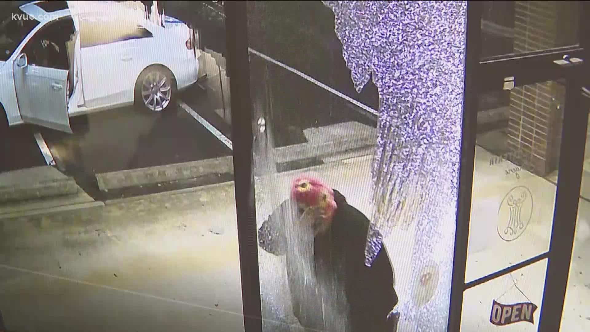A North Austin business owner told KVUE that a city employee told him to collect his own evidence so police could investigate a burglary at his store.