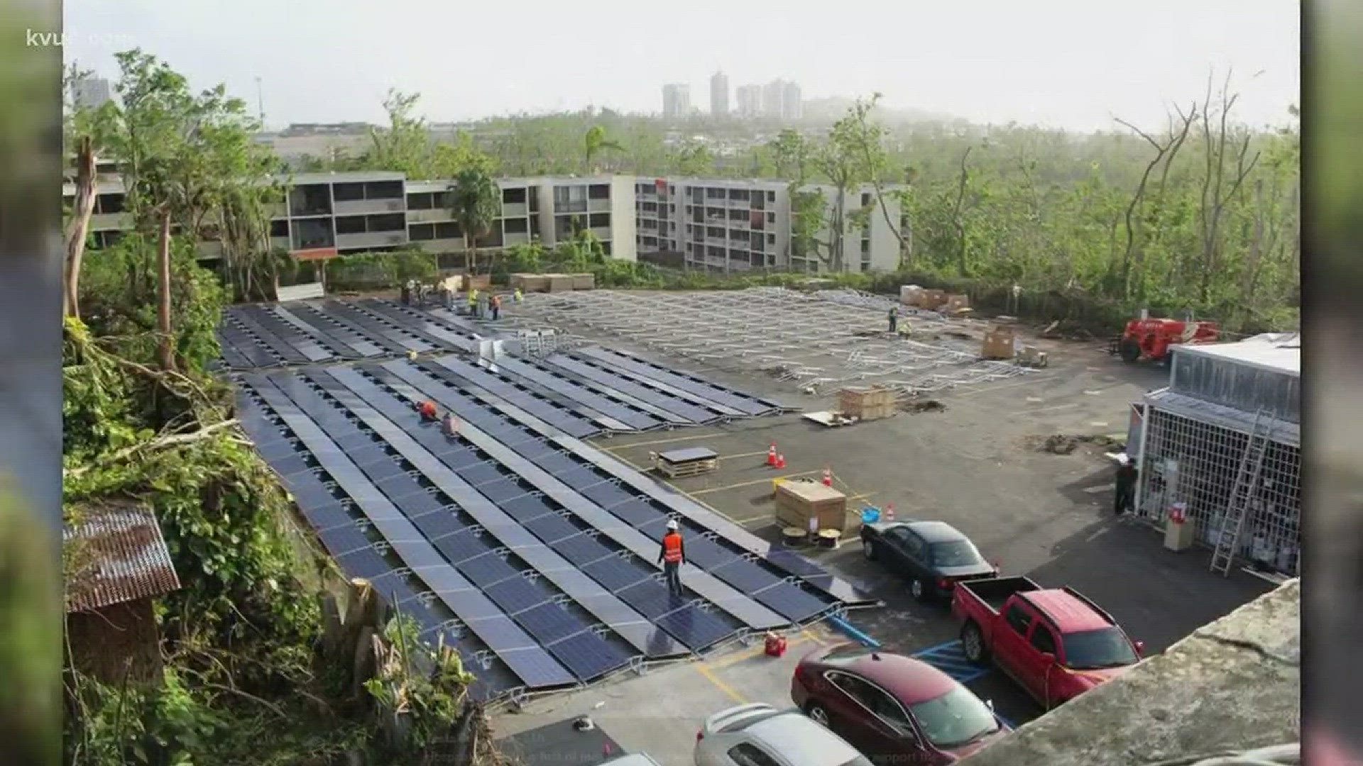 Tesla is helping out with Puerto Rico's hurricane relief efforts by providing solar panels that are now running the children's hospital in San Juan.