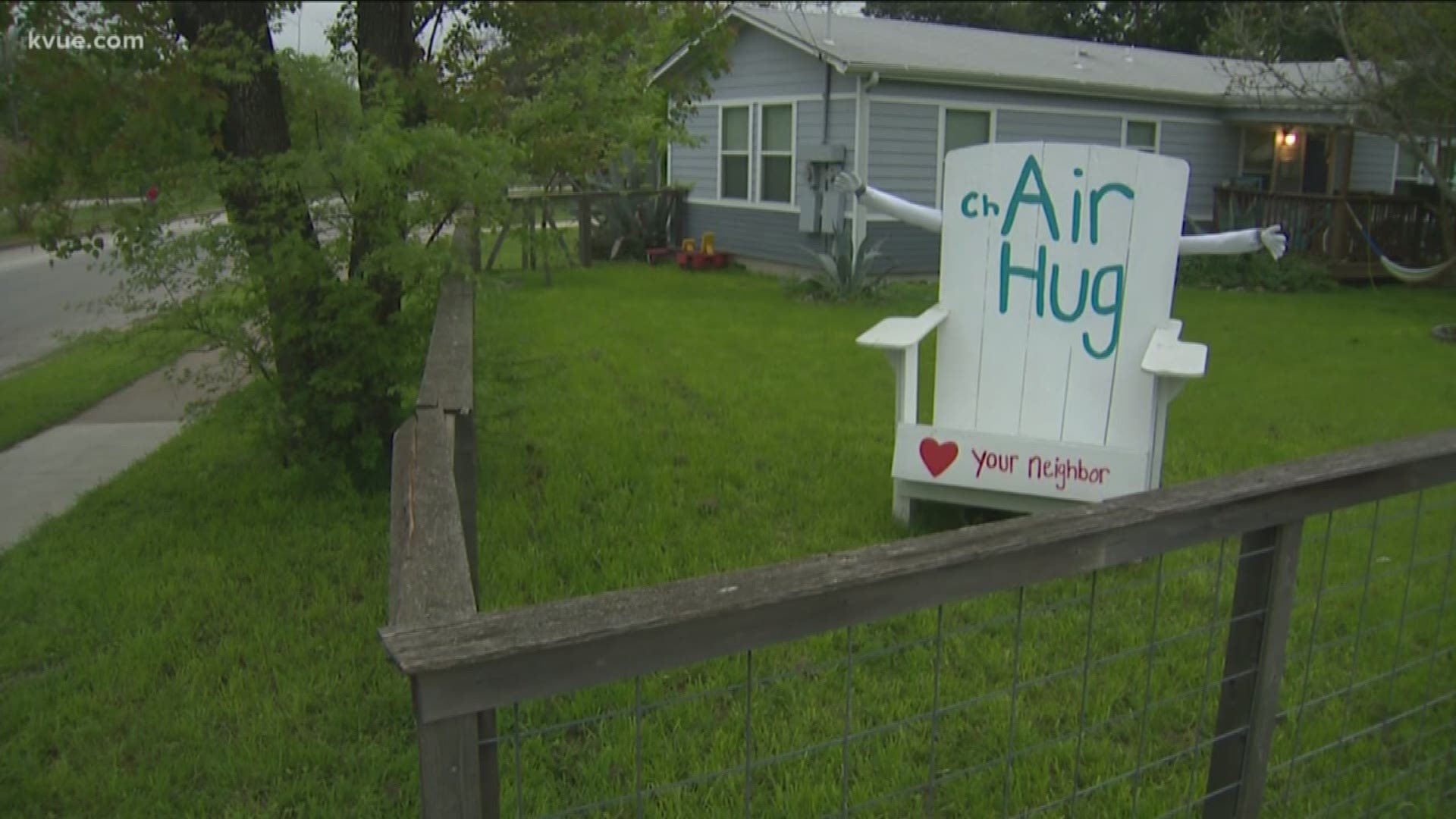 Communities are finding ways to send positive messages during this tough time.
