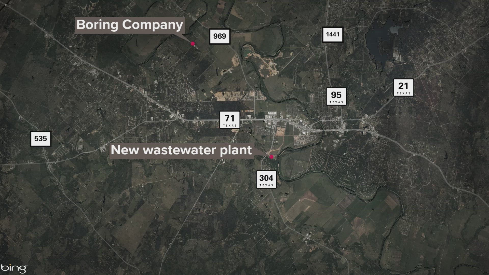 The city has been working with two of Elon Musk's companies to come to an agreement on managing wastewater.
