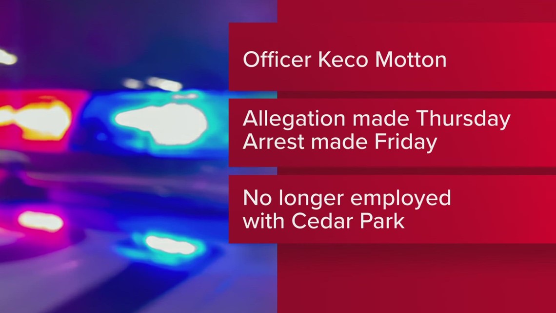 Cedar Park police officer arrested for sexual assault | kvue.com