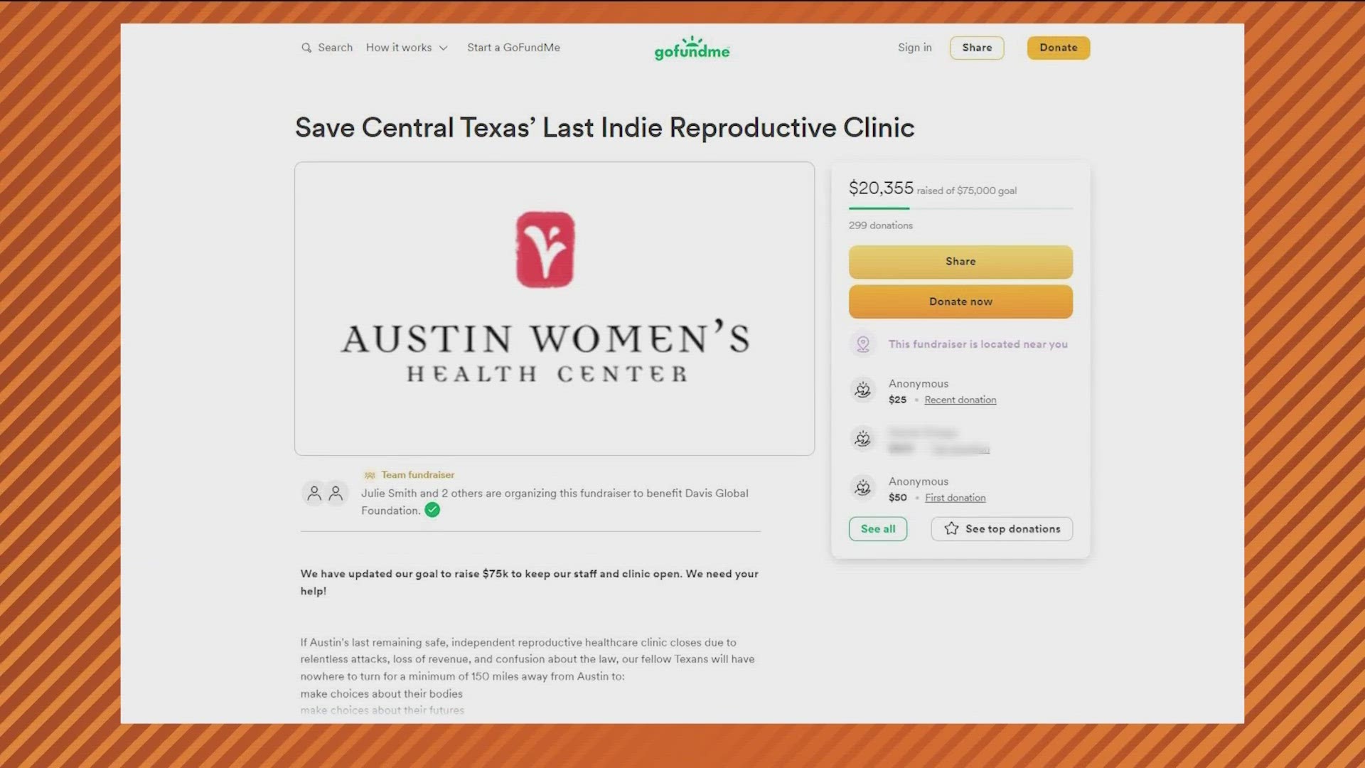 The Austin Women's Health Center is struggling to stay open after almost 50 years of service to the community.