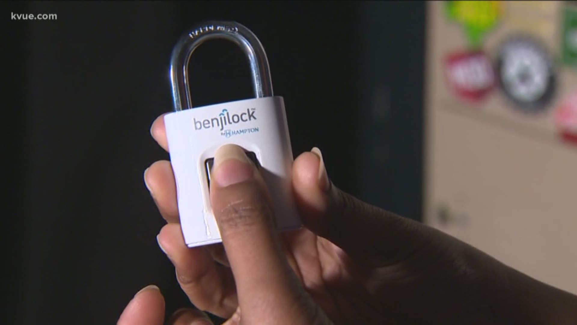 You open your phone with your fingerprint, so why not a padlock?