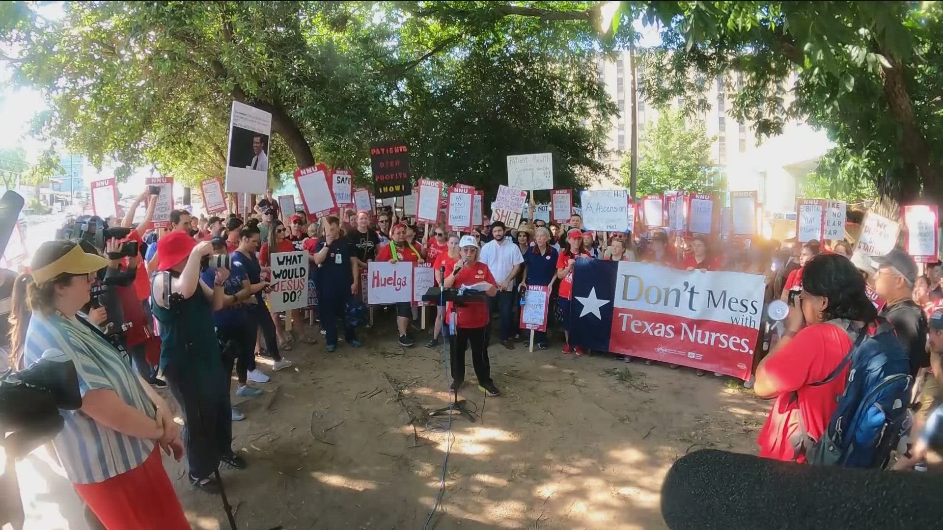 It's officially been more than a week since nurses at Ascension Seton in Austin went on strike. Nurses now accuse management of retaliation.