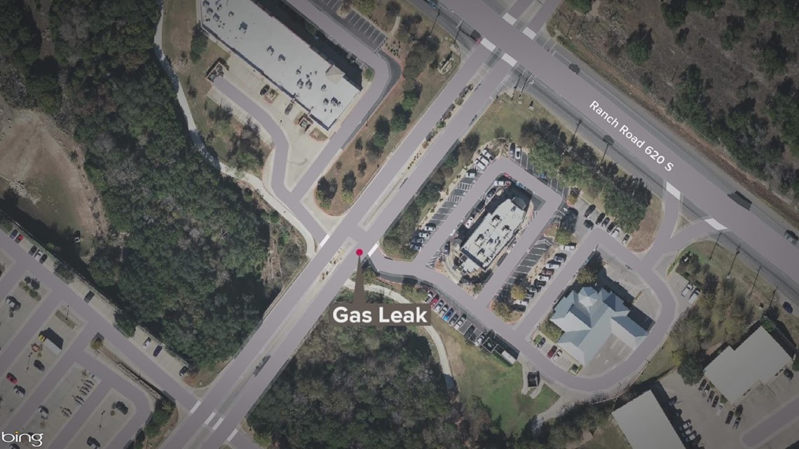 Roads now reopening after gas leak in Lakeway area