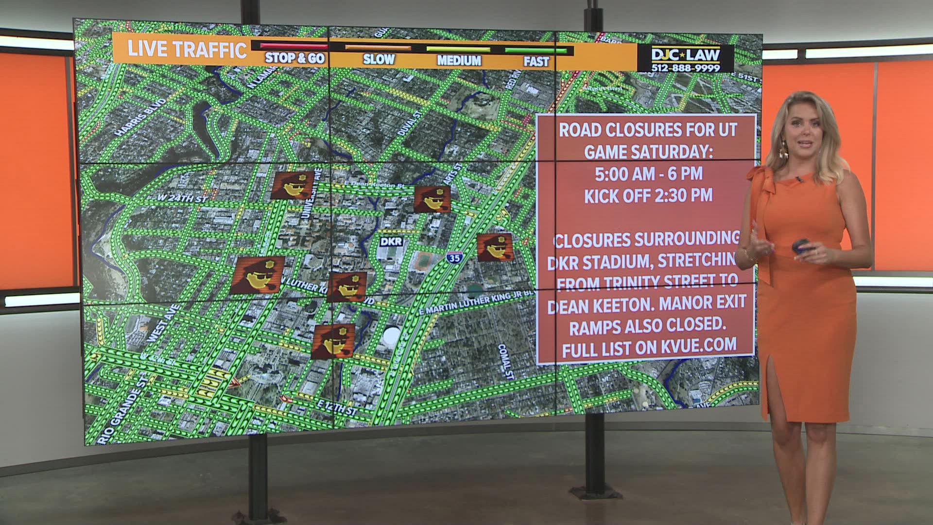 The Texas Longhorns football team is playing against Colorado State this weekend. Here's how to avoid traffic jams on game day.