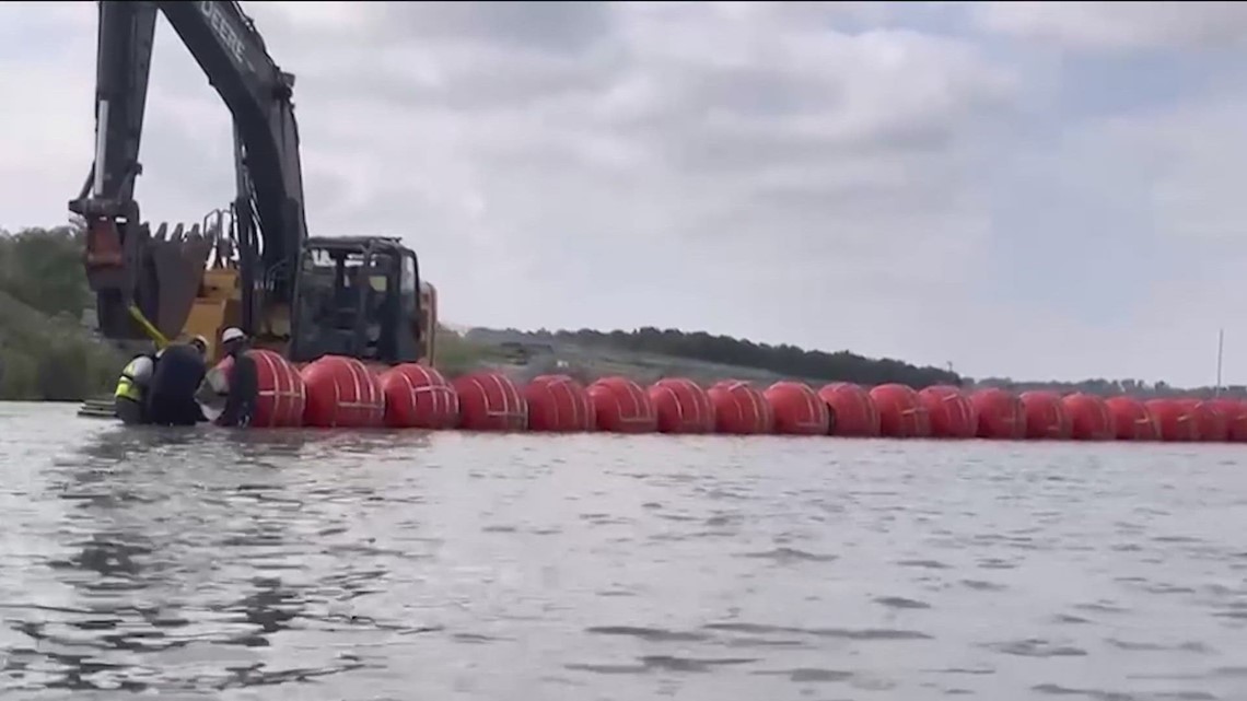 Judge to consider if Texas can keep floating barrier at U.S.-Mexico ...