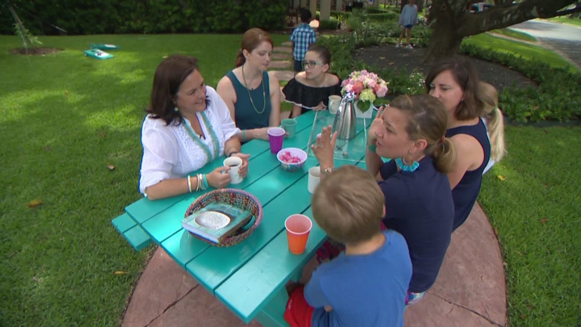 Turquoise Tables bring neighbors together