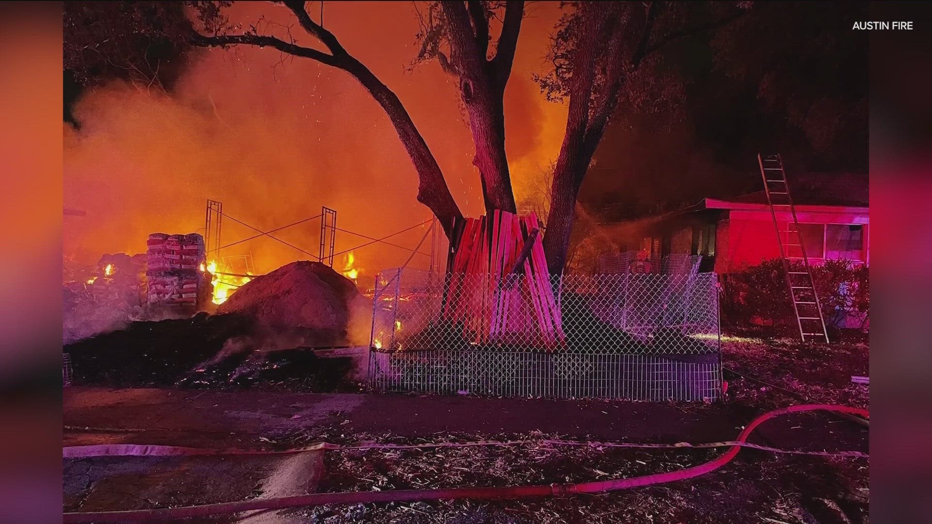 Austin firefighters responded to a call at a house under construction on White Rock Drive near MoPac Expressway.