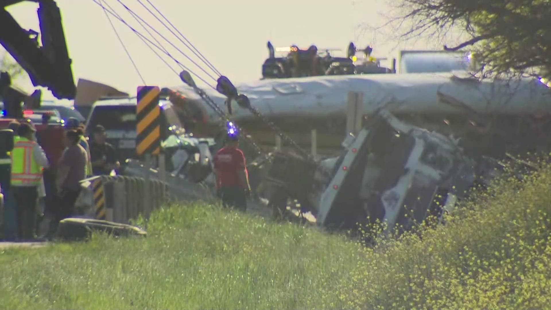 Hays CISD confirmed that the bus was carrying students returning from a field trip to the Bastrop Zoo before the crash.