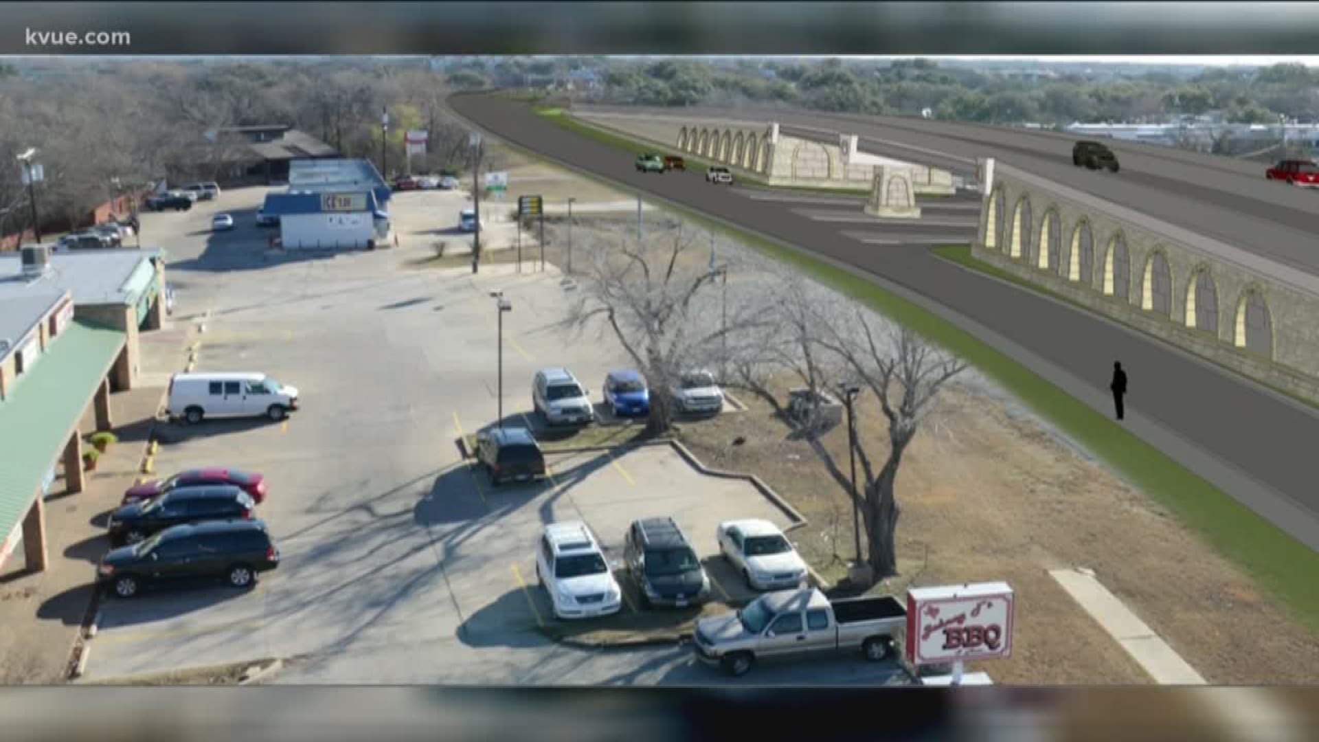 TxDOT broke ground on the RM 620 roundabout project near Round Rock High School.