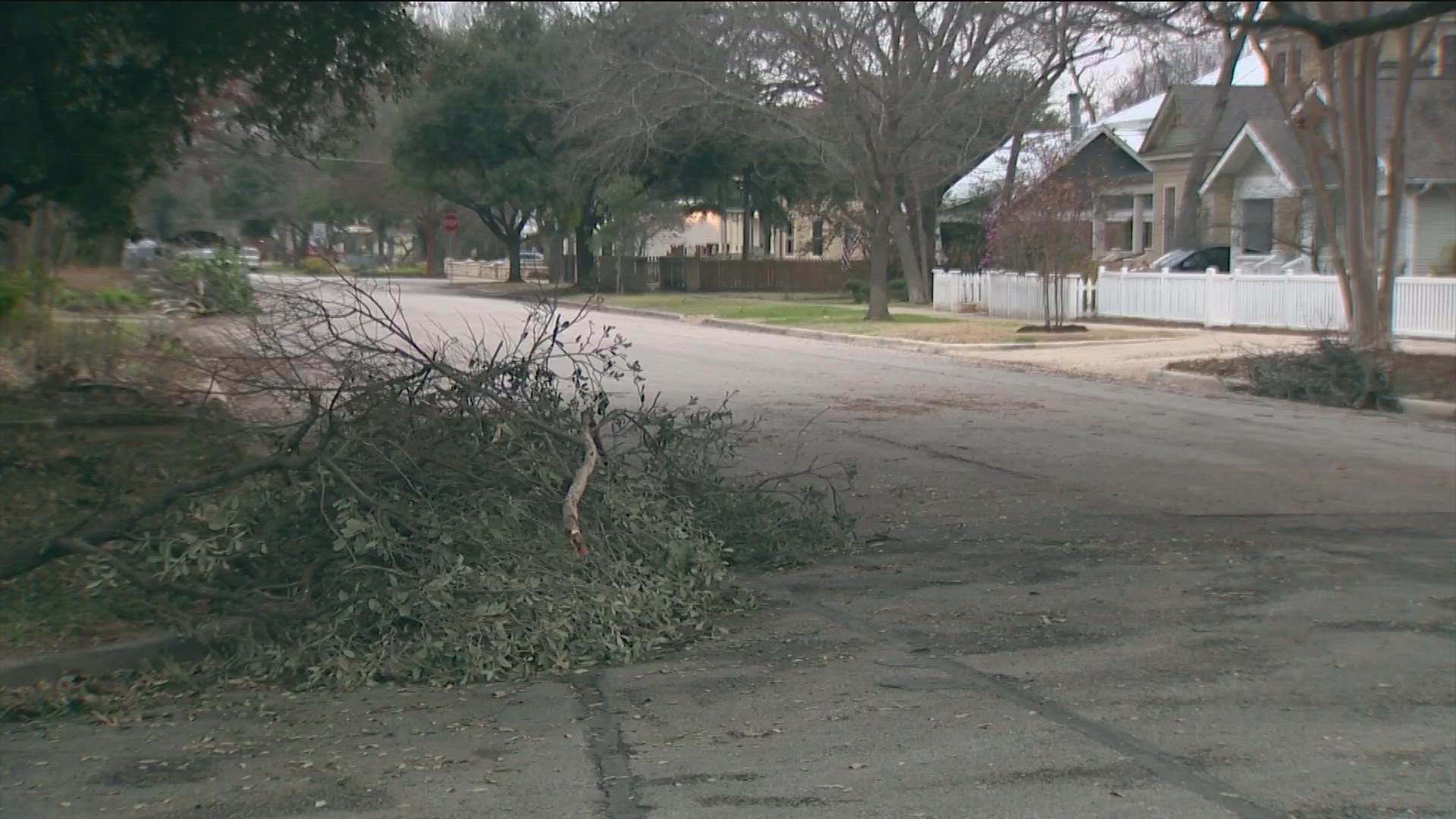 The Austin Disaster relief network is helping clear debris.