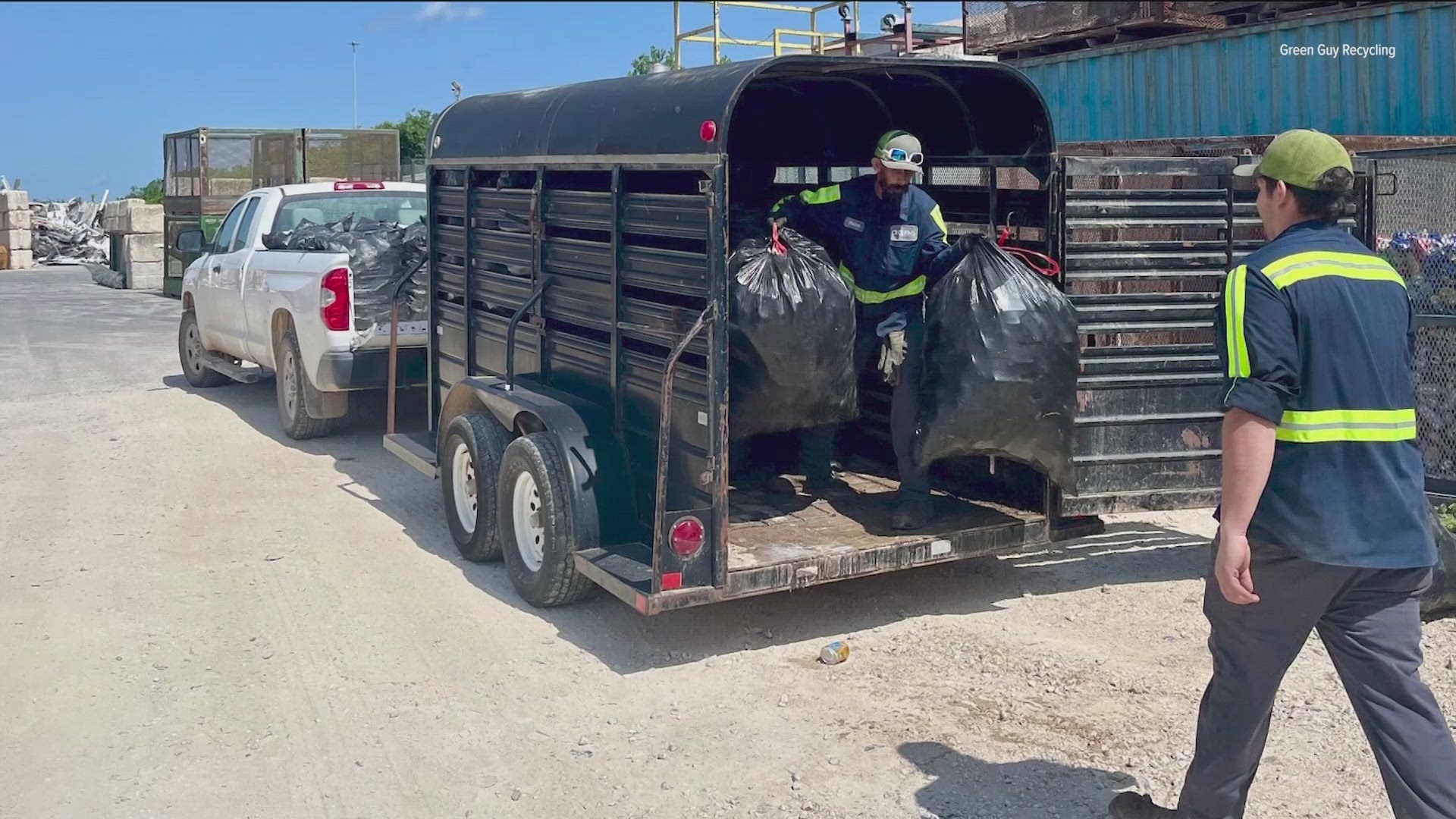 Don's Fish Camp dropped off 68 bags of garbage. 