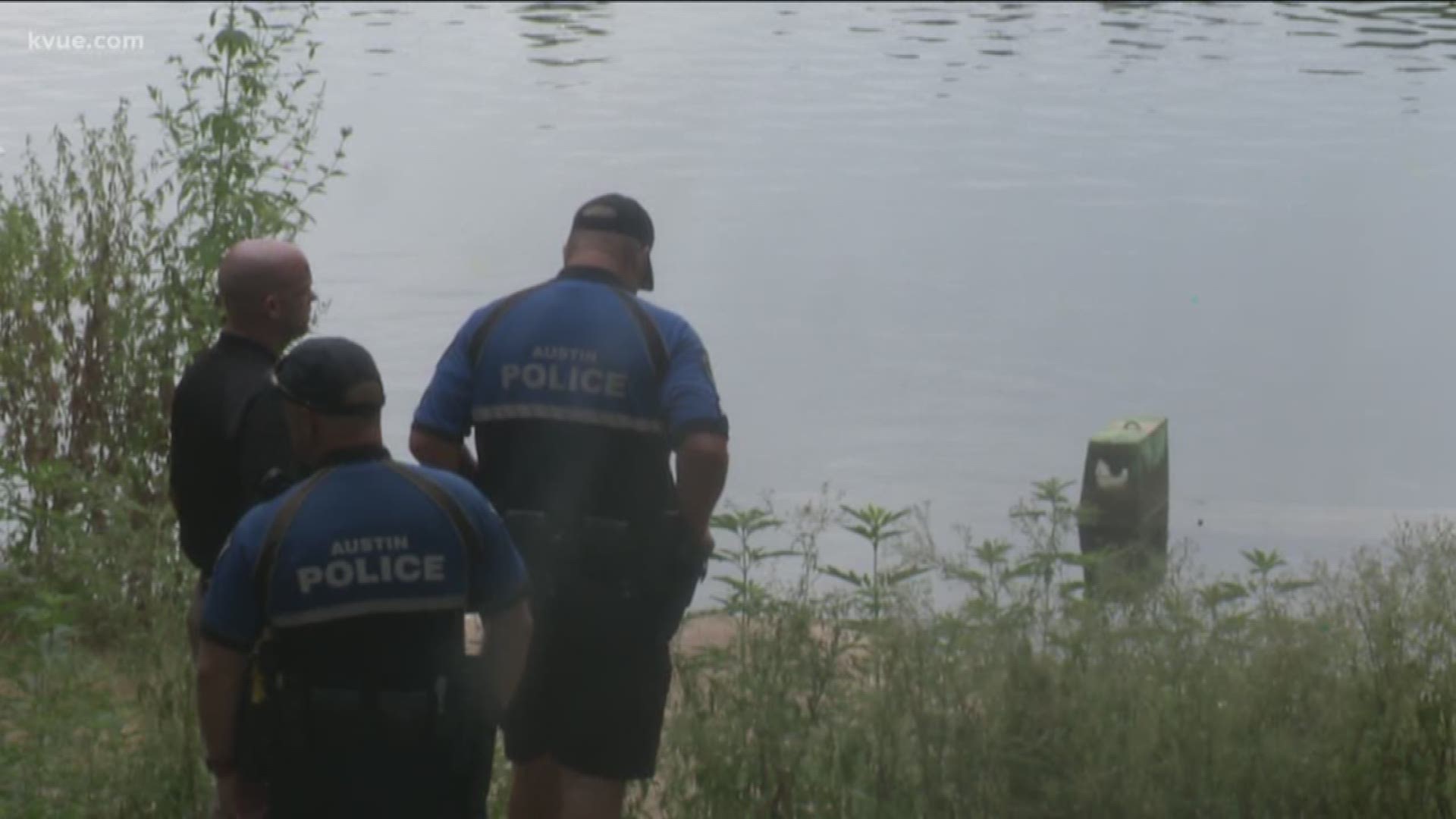 Austin firefighters found a man's body in Lady Bird Lake Sunday morning near the Seaholm Power Plant.