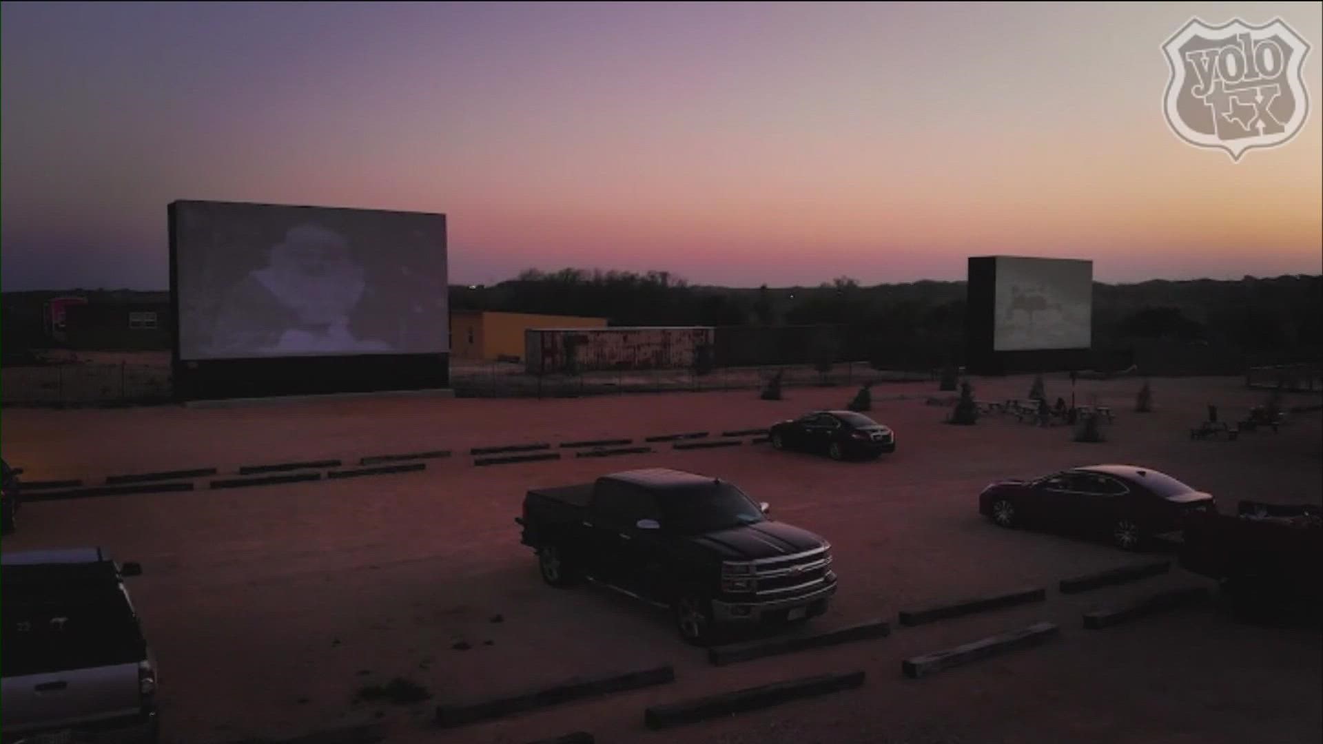 Texas movie lovers have a chance to purchase their own drive-in theater!