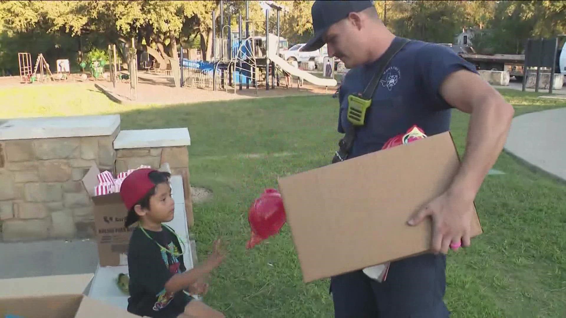 First responders across Central Texas got to connect with their communities during the National Night Out.