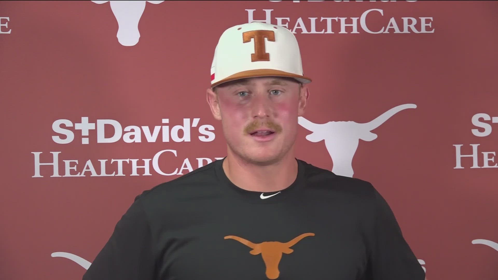 Texas baseball's Kimble Schuessler earned himself the conference's Co-Player of the Week award. It comes after an 8-RBI game, a career high.