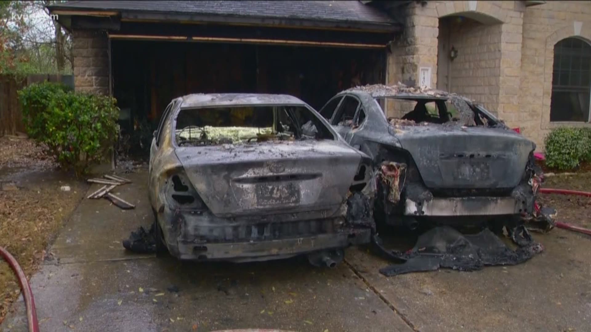 Firefighters said lightning was likely the reason a house in Cedar Park caught on fire.