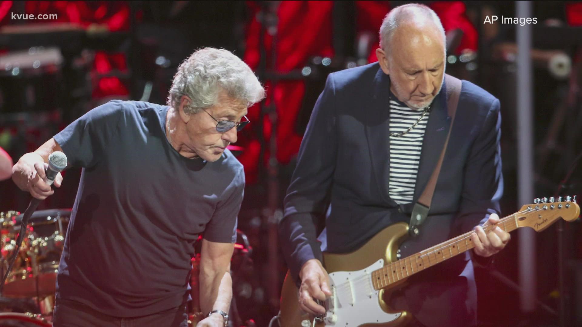 The Who will play Austin's Moody Center on May 3.
