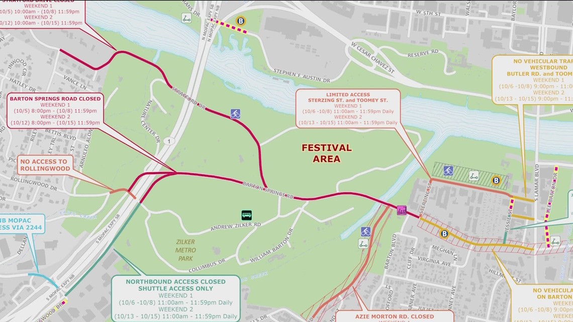 ACL road closures begin