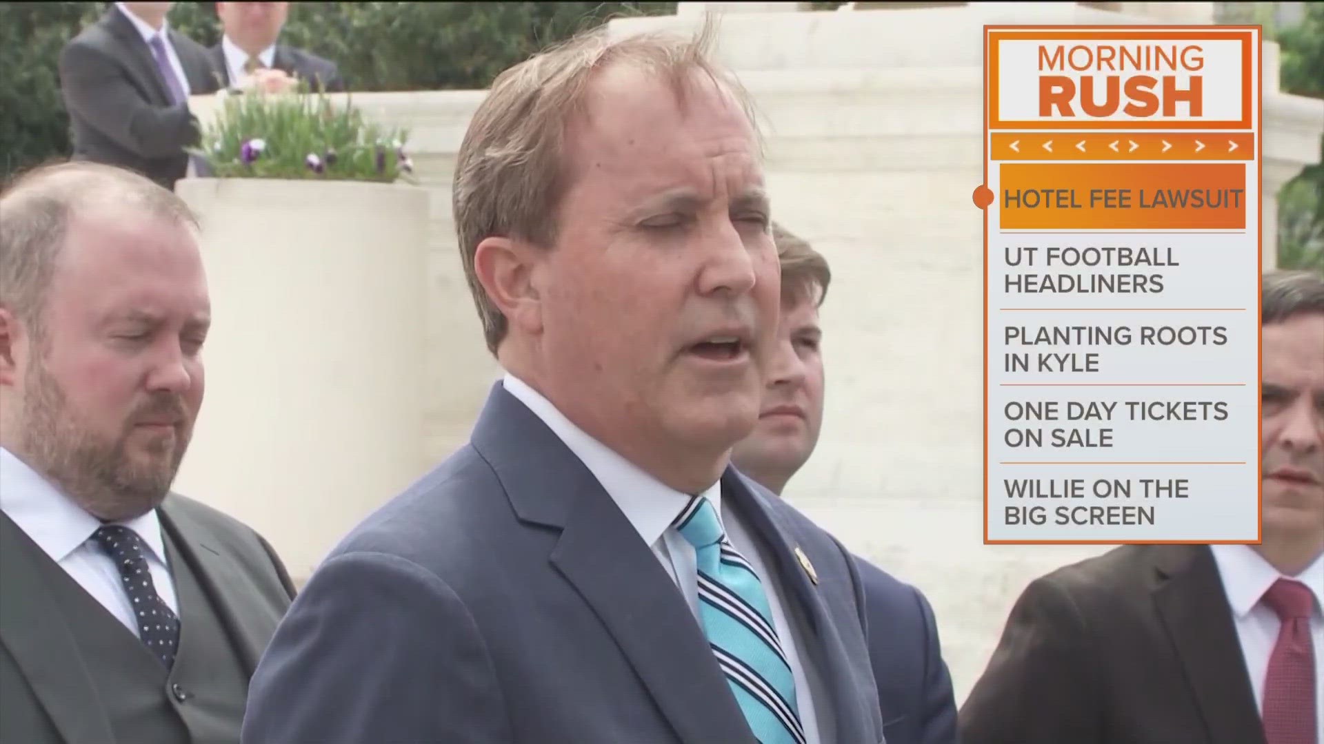 Texas Attorney General Ken Paxton is suing Hyatt over alleged fees added to daily room rates.