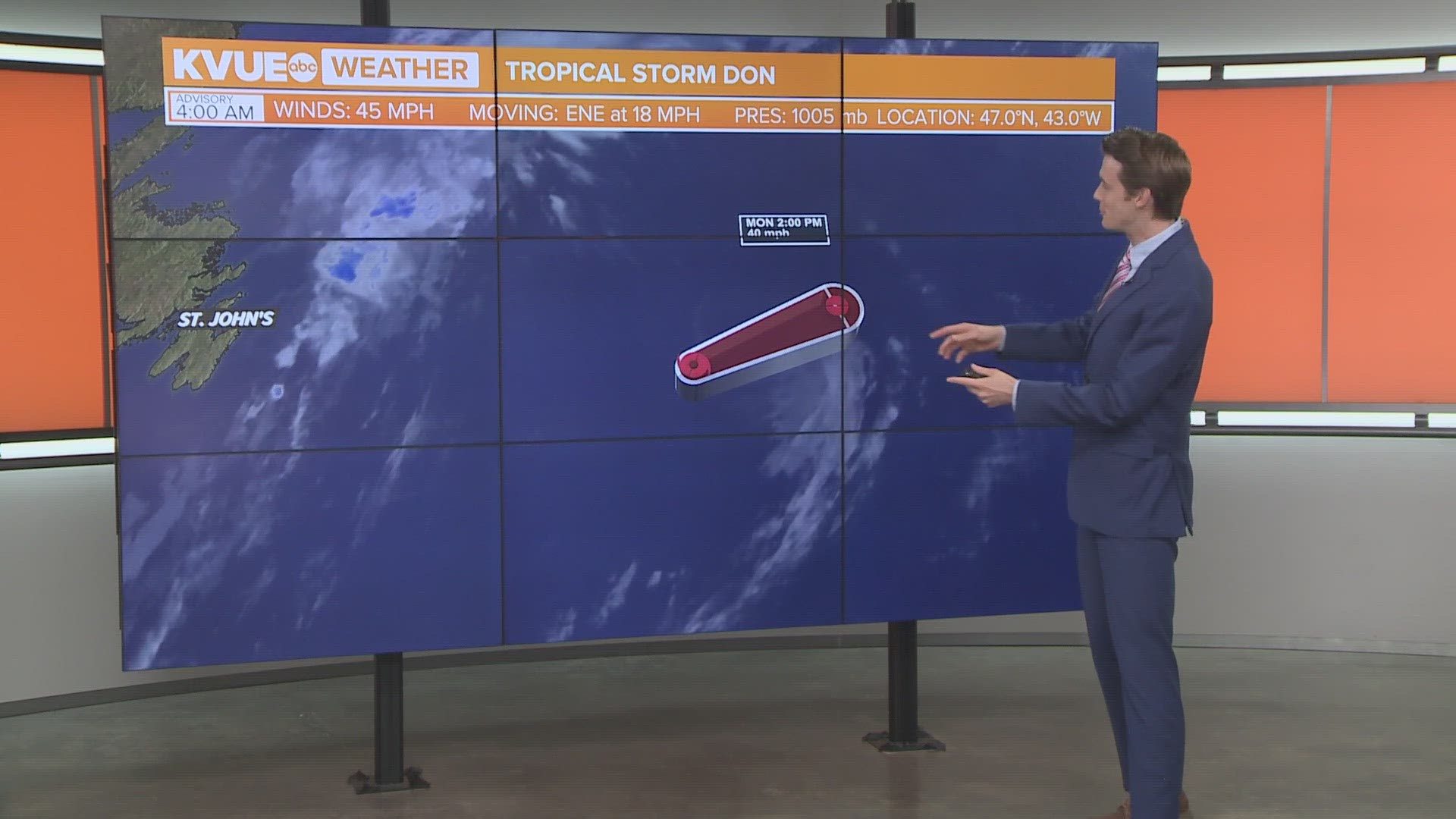 KVUE's Meteorologist Shane Hinton has your morning tropical update. He's tracking Tropical Storm Don as it fizzles out and plumes of Saharan dust impacting Texas.