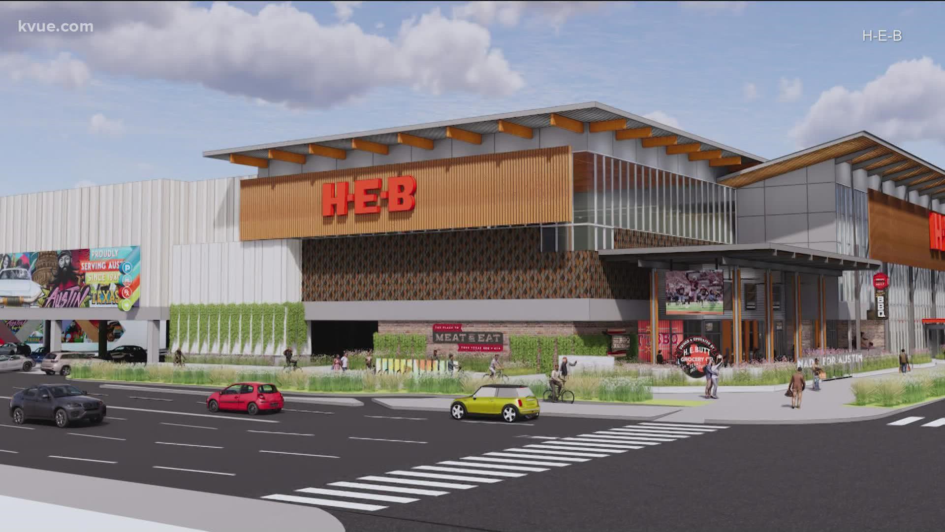 The H-E-B on South Congress Avenue and Oltorf Street will soon shut down for renovations.