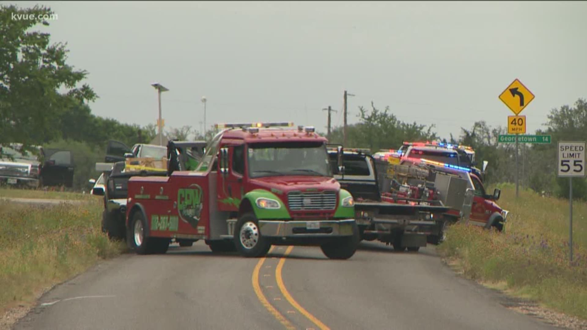 A man is dead after a head-on crash in Liberty Hill.