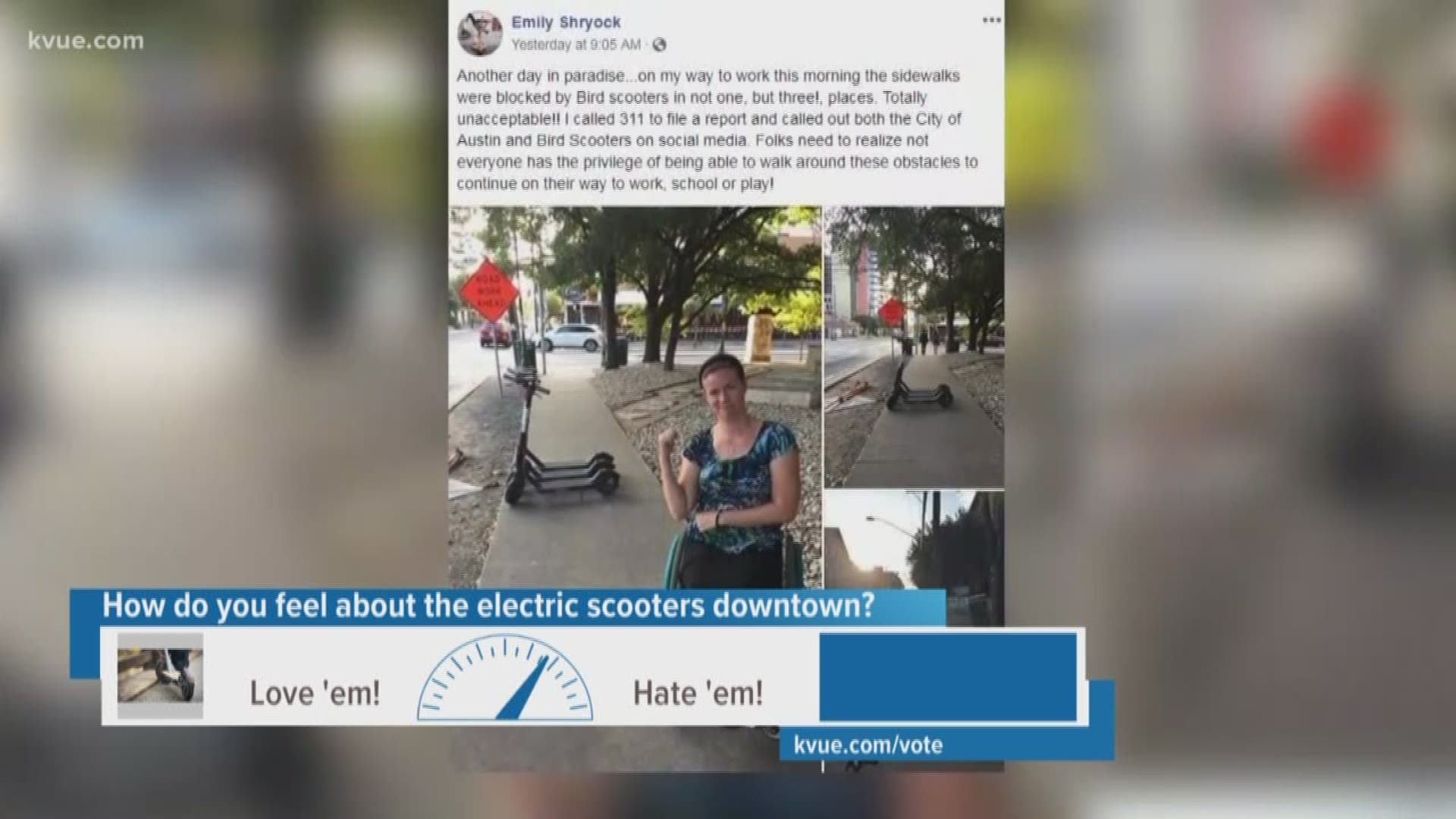 For some, electric scooters left downtown are causing a nuisance.