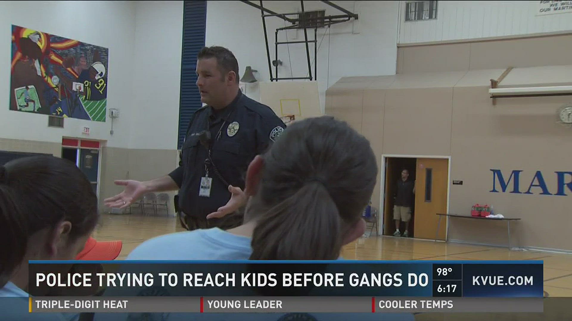 Police work to reach kids before gangs
