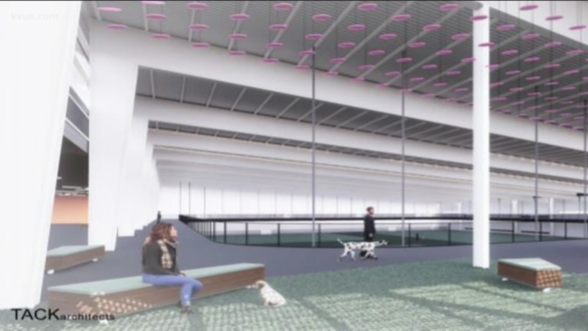 Austin will soon be home to one of the largest indoor dog parks ever built. The facility will have a coffee shop, a dog walking track and more.