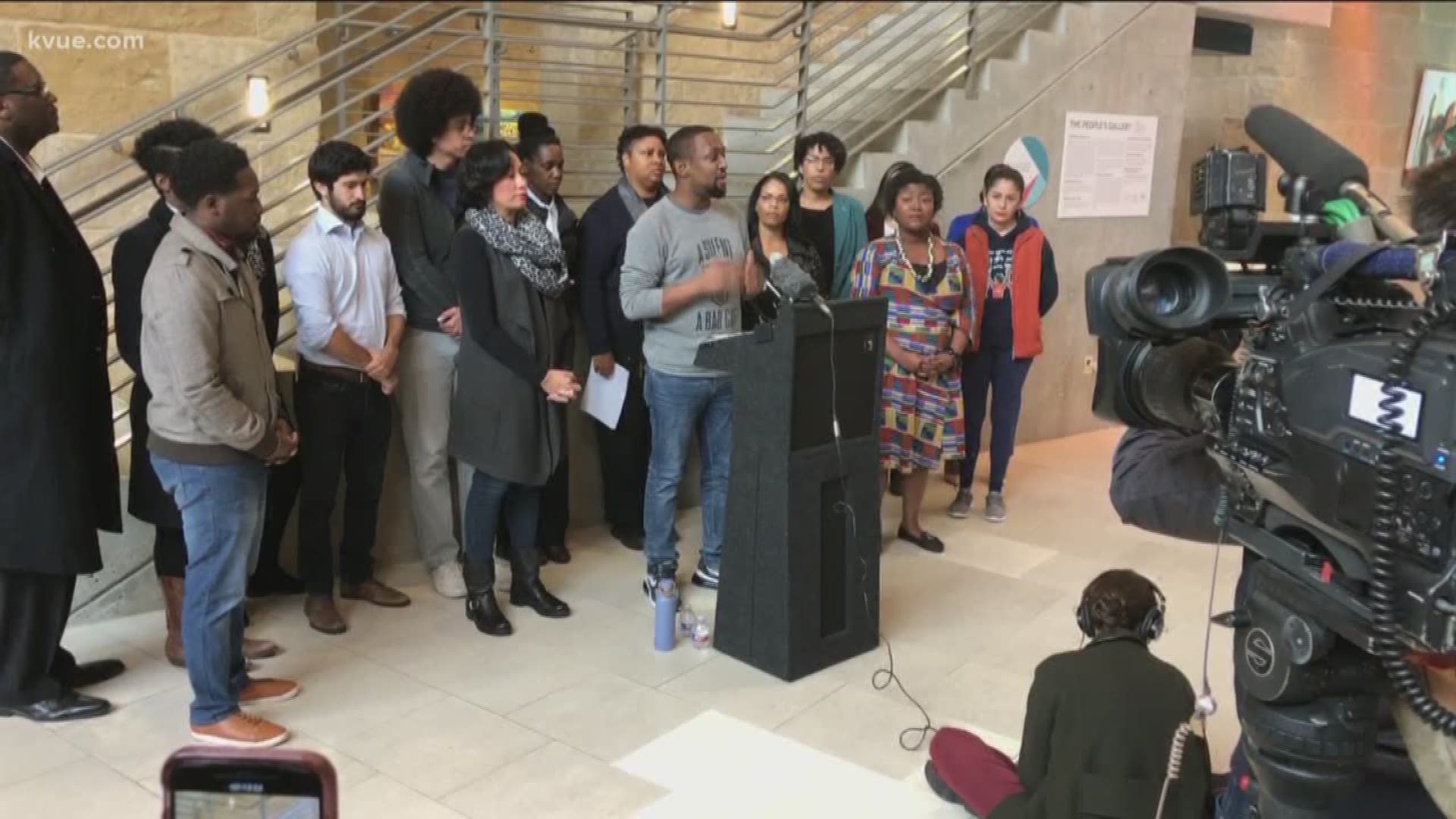 There were strong words from city leaders and community activists after a complaint alleged a former APD assistant chief used racist language.