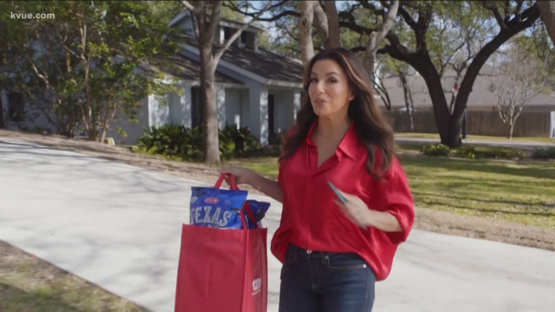 H-E-B is offering one lucky Texan a chance to win a lifetime supply of free groceries during the commercial.