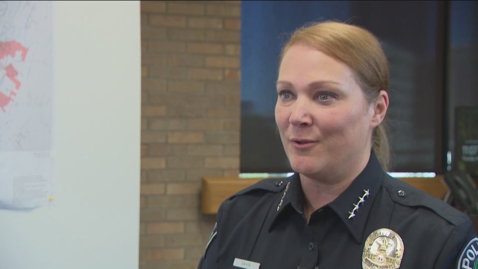 Police Chief Lisa Davis is launching a 100-day plan she says will gain back the trust of the community.