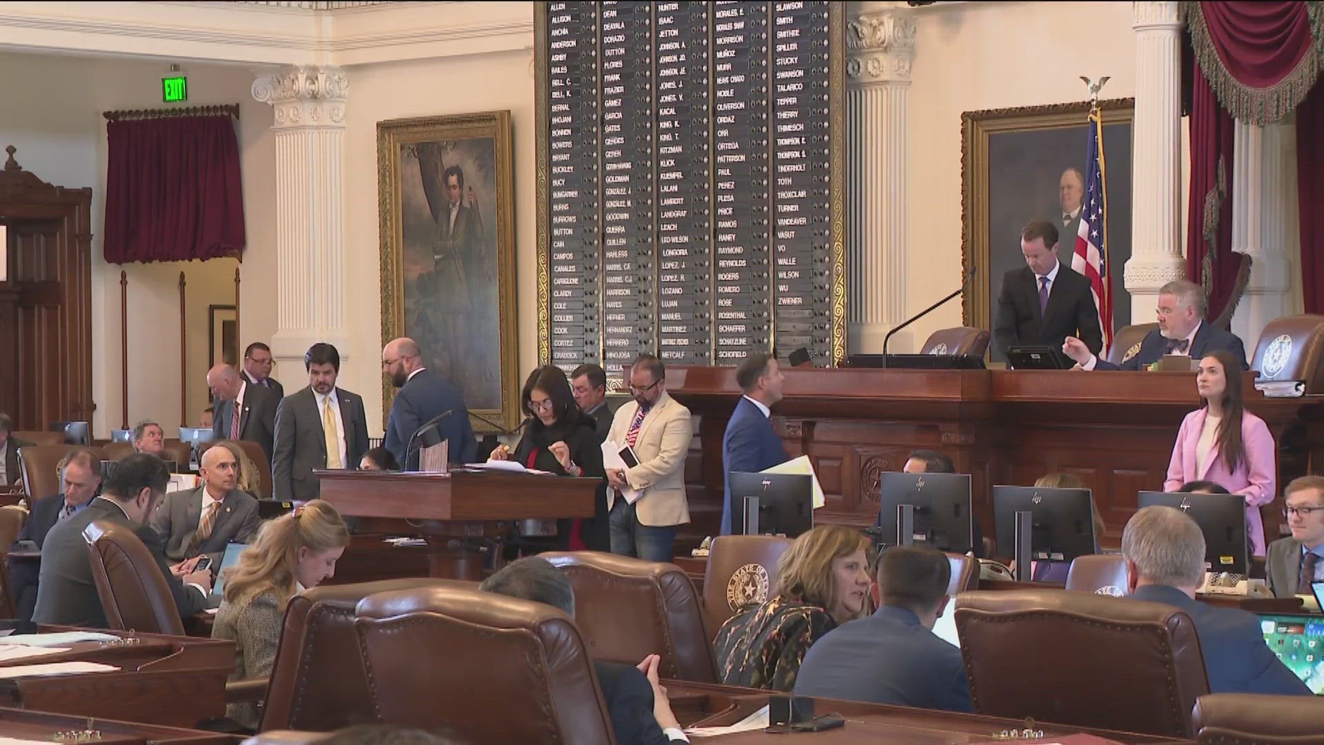 The Texas House initially passed two school safety bills Monday.