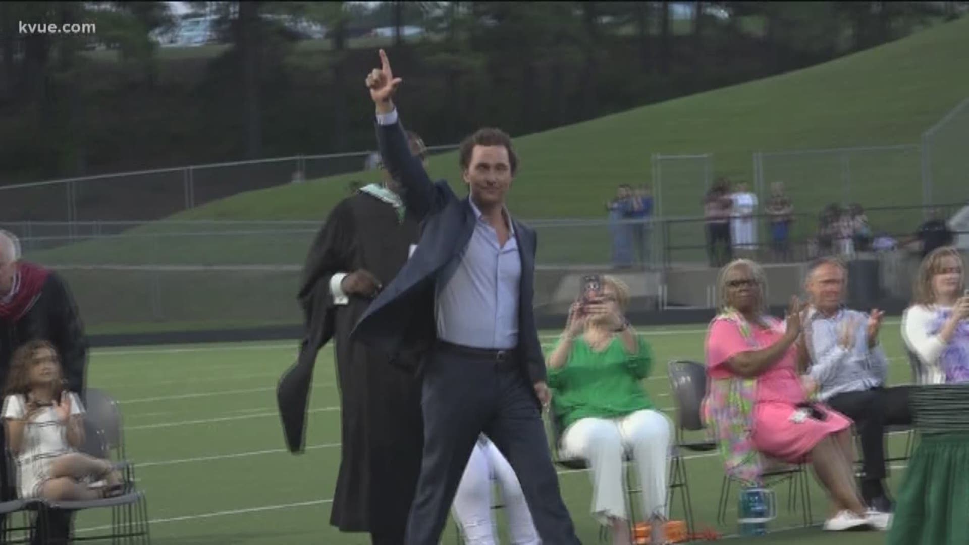 Matthew McConaughey finally received his high school diploma more than 30 years after graduating.