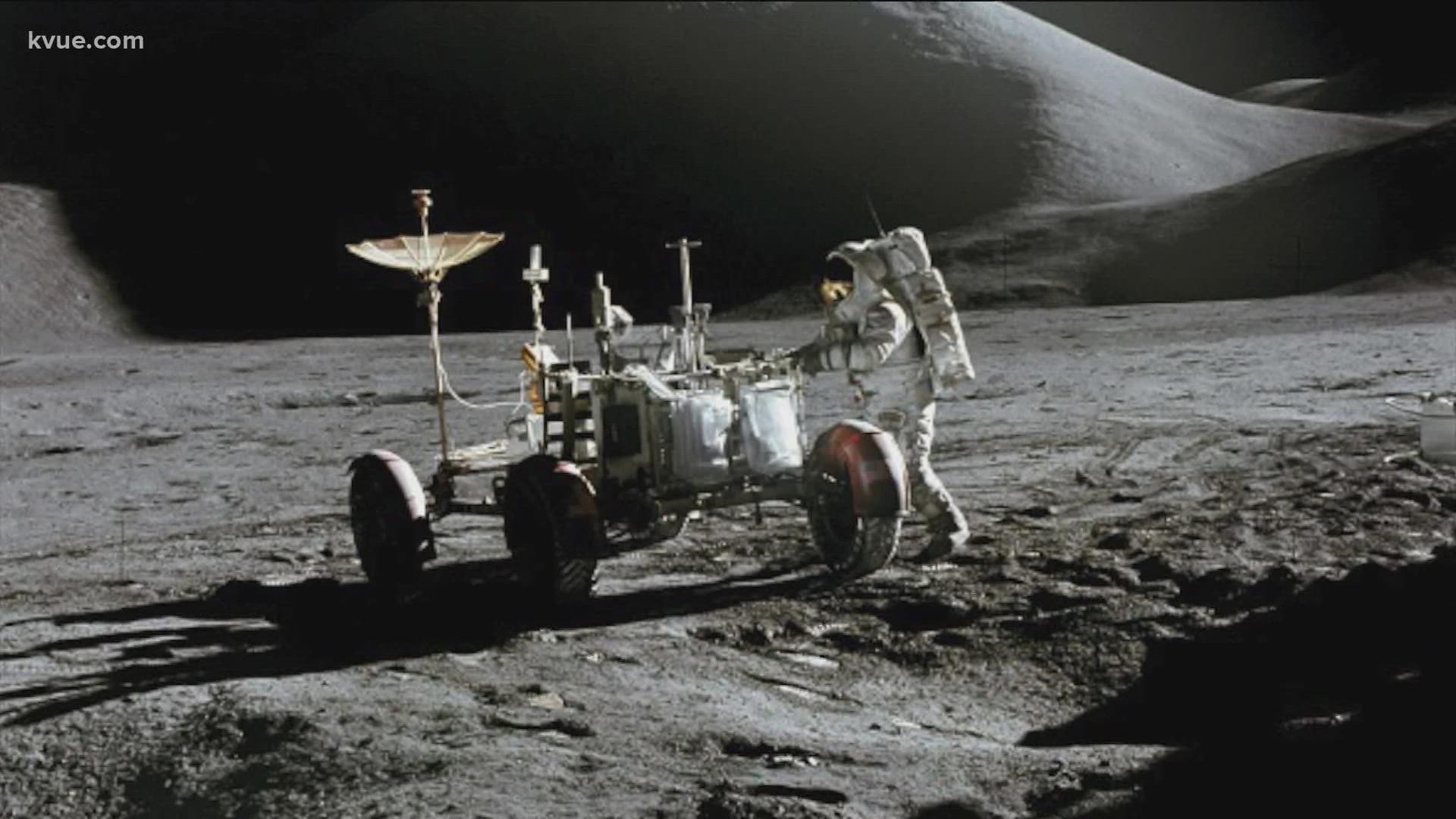 Apollo 15 was the fourth time the U.S. sent astronauts to the moon. But it was the first time they traveled on the surface in a lunar roving vehicle.