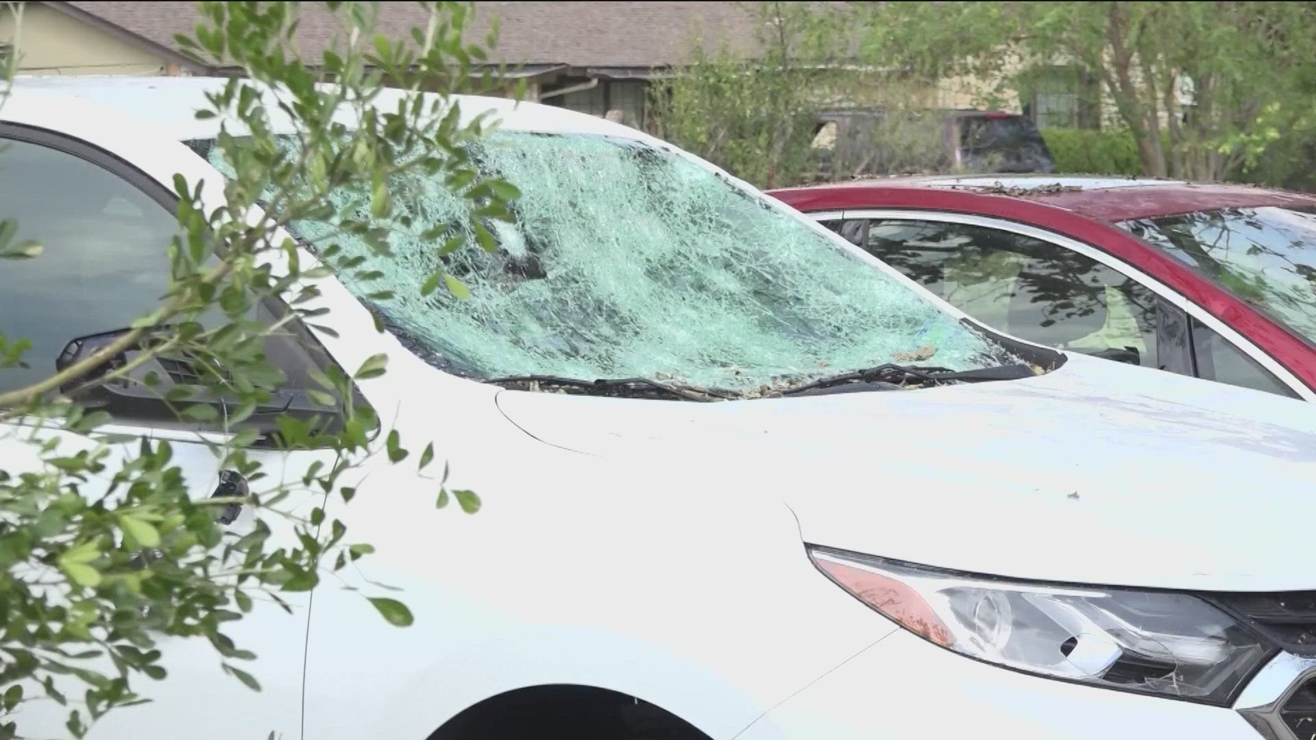 It's been more than two months since a hail storm caused record damage in Round Rock, and people are still working on repairs.