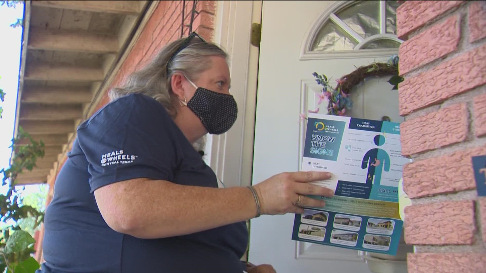 KVUE reporter Matt Fernandez spoke with an organization that hopes to protect the elderly during this heatwave.
