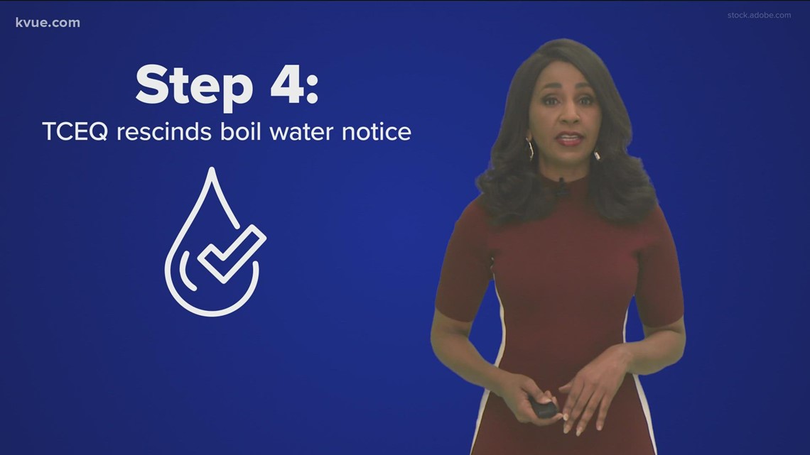 Austin boil water notice Here's a timeline showing when the boil water