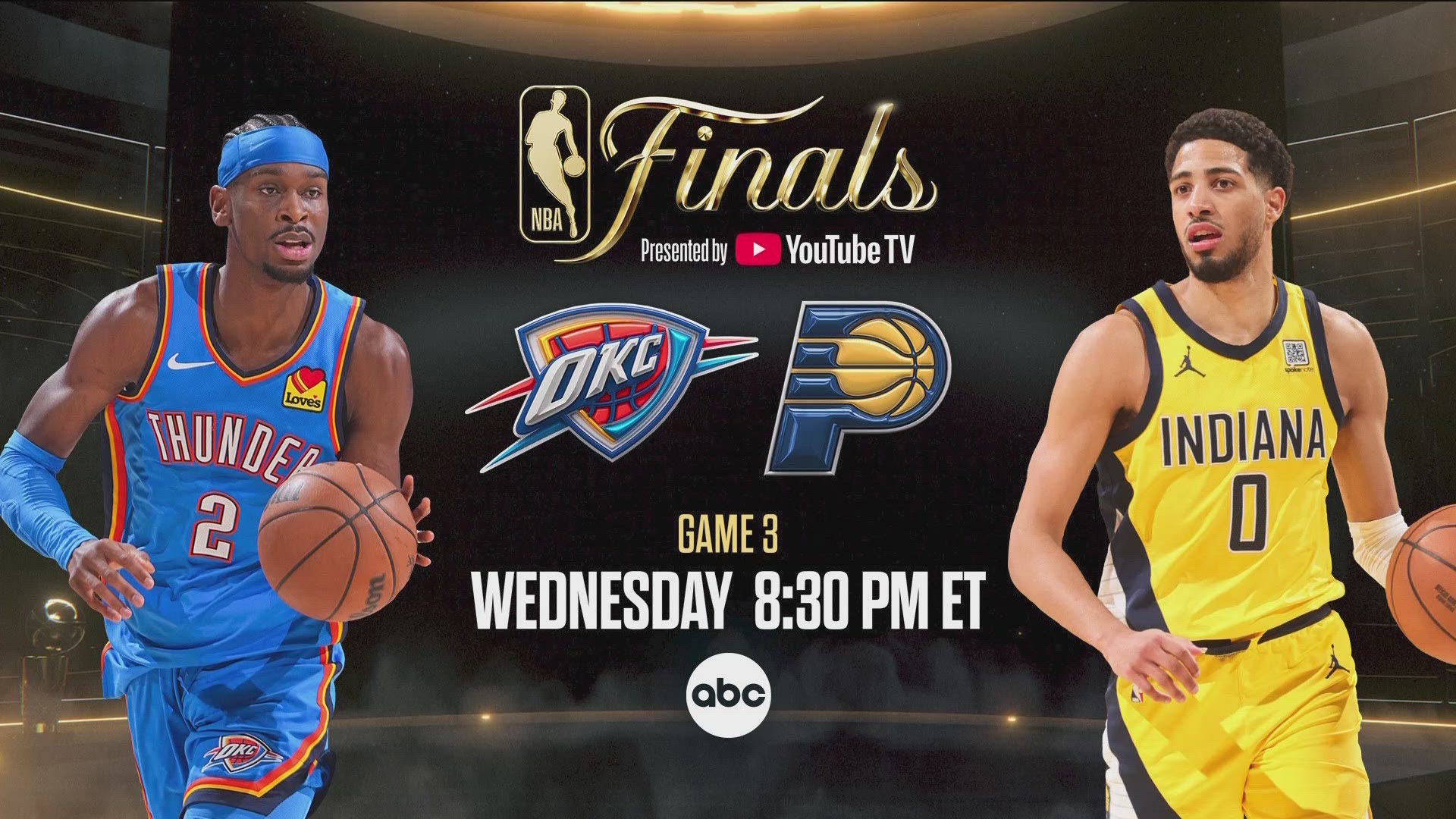 The Oklahoma City Thunder is facing off against the Indiana Pacers on Wednesday night. 