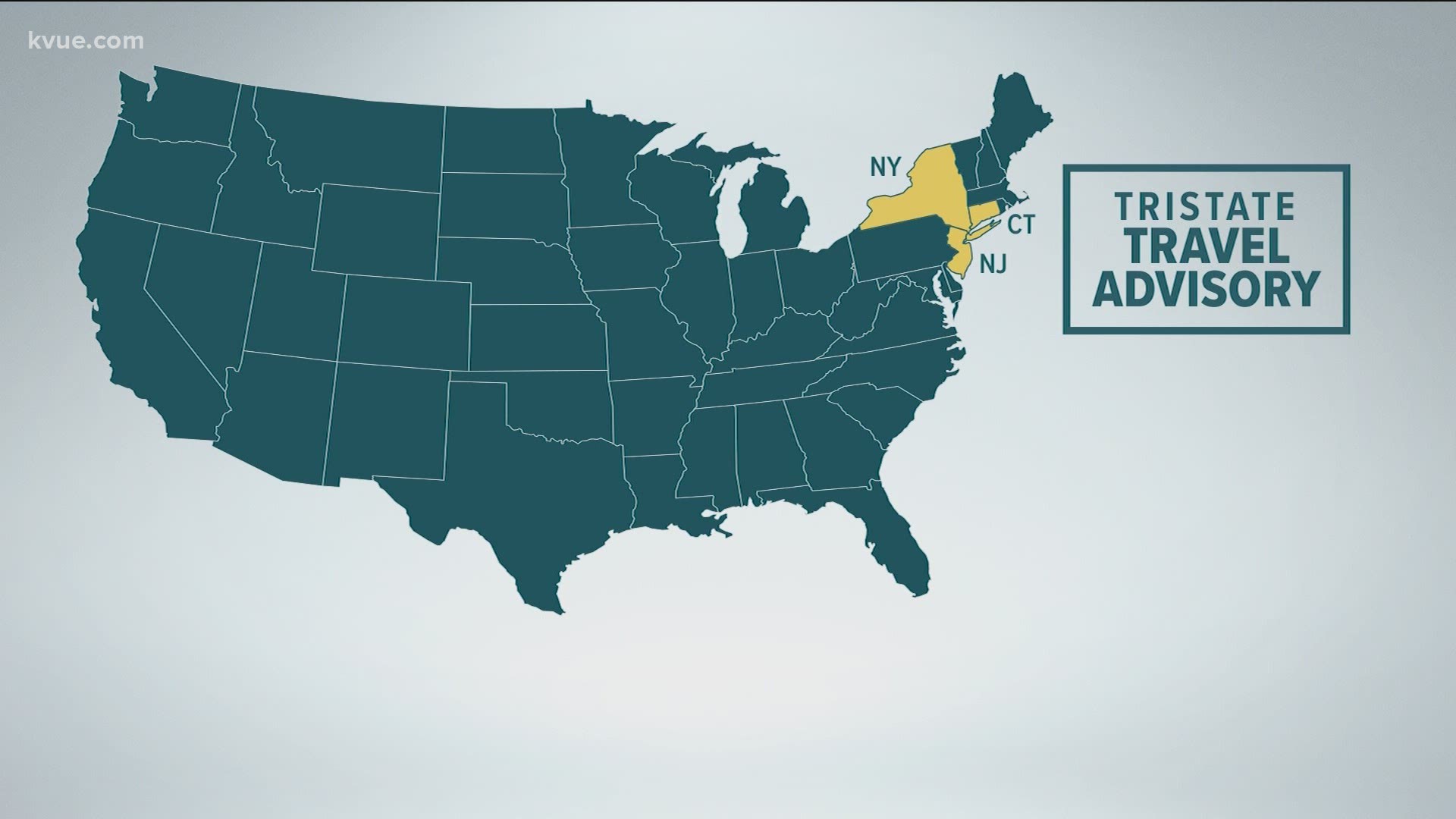 A 14-day quarantine is now in place for Texans traveling to New York, New Jersey and Connecticut.