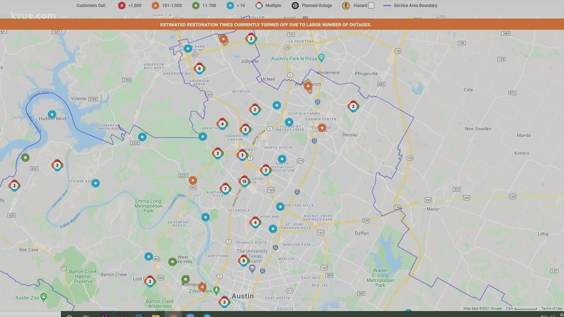 Thousands without energy in Austin | kvue.com